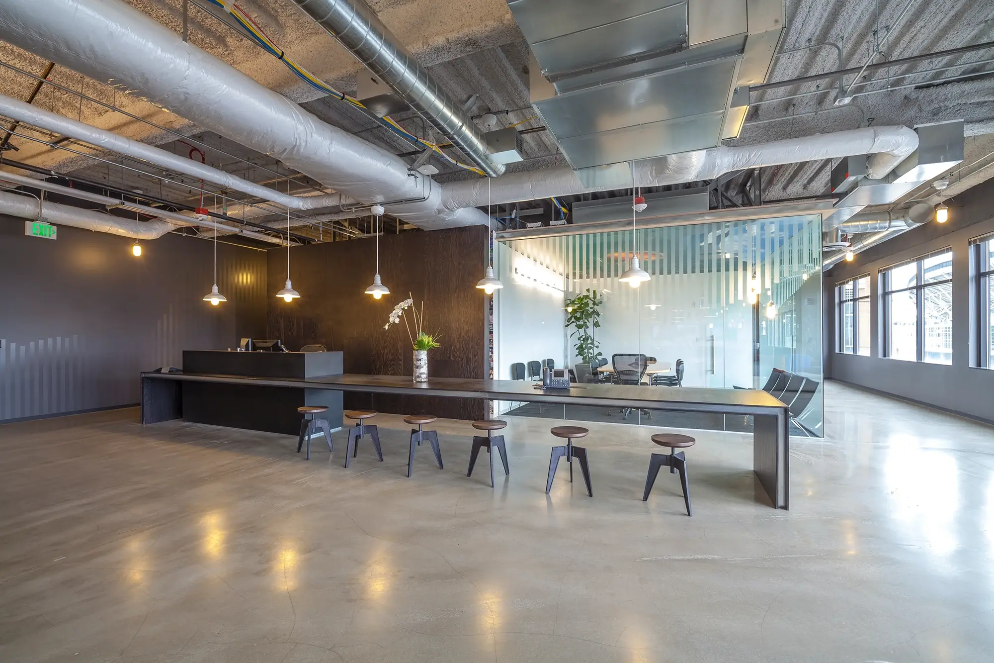 Office and tenant improvement construction by Pillars of Seven